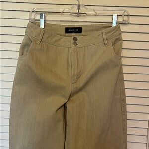 White Fox Boutique Tan Straight Leg Pants